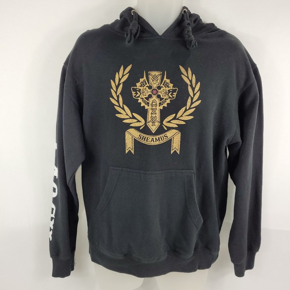 WWE Sheamus Brogue Kick Hooligans Hoodie Pullover Sweatshirt Mens Medium